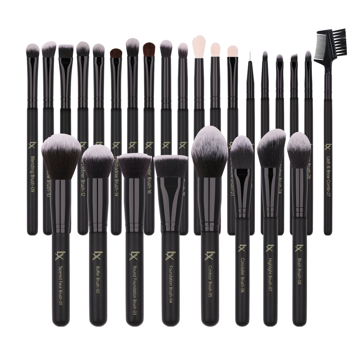 Silque Louix Beauty Professional Makeup Brushes - Set of 27