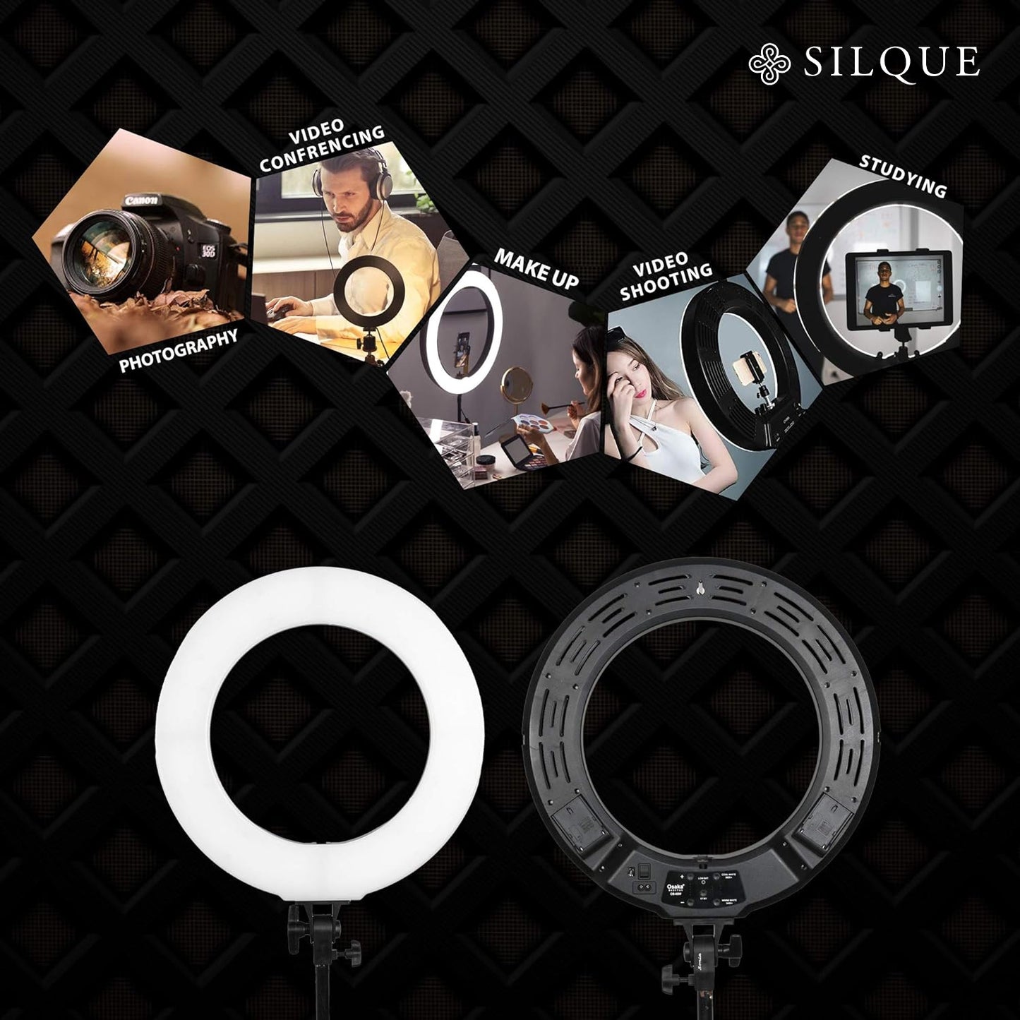 Silque AFI 19" Inch Ring Light