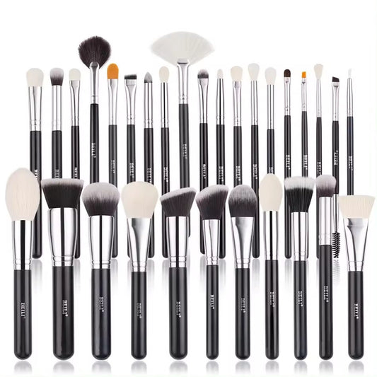 BEILI 30PCS Professional Wood Makeup Brush Set - B30-S02