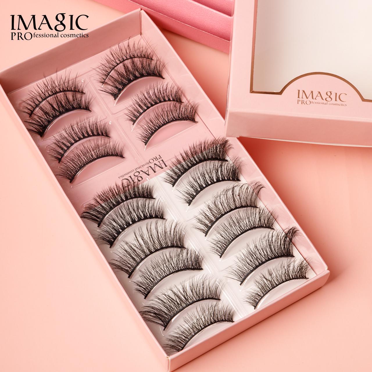 IMagic Professional Cosmetics All in One Eyelashes - Pack of 10