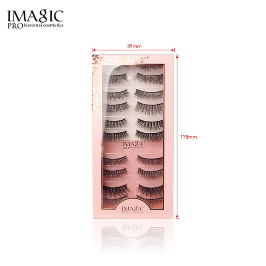 IMagic Professional Cosmetics All in One Eyelashes - Pack of 10